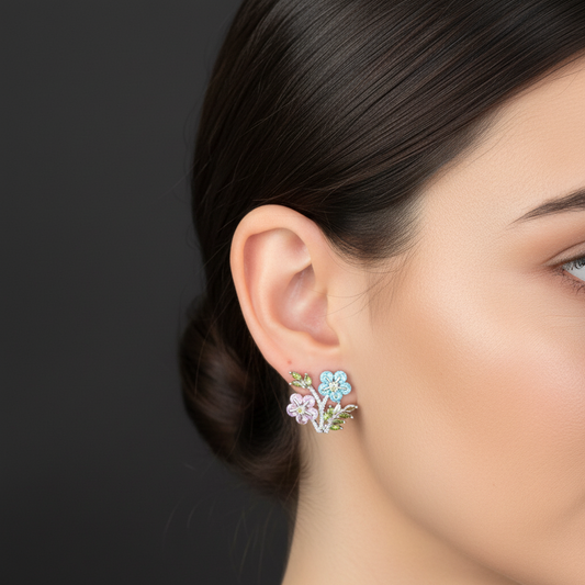 Hand Craft Fiorellini Colorati earrings