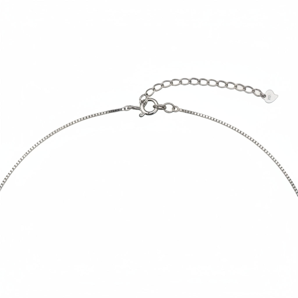 Sterling Silver Colored Zircon Necklace