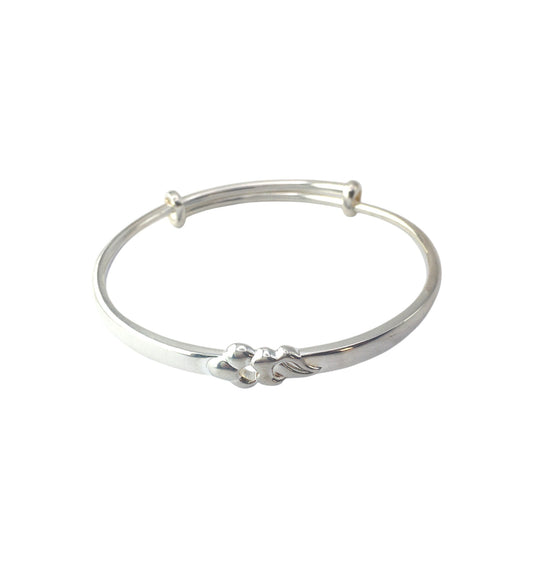 Sterling Silver Adjustable Bangle