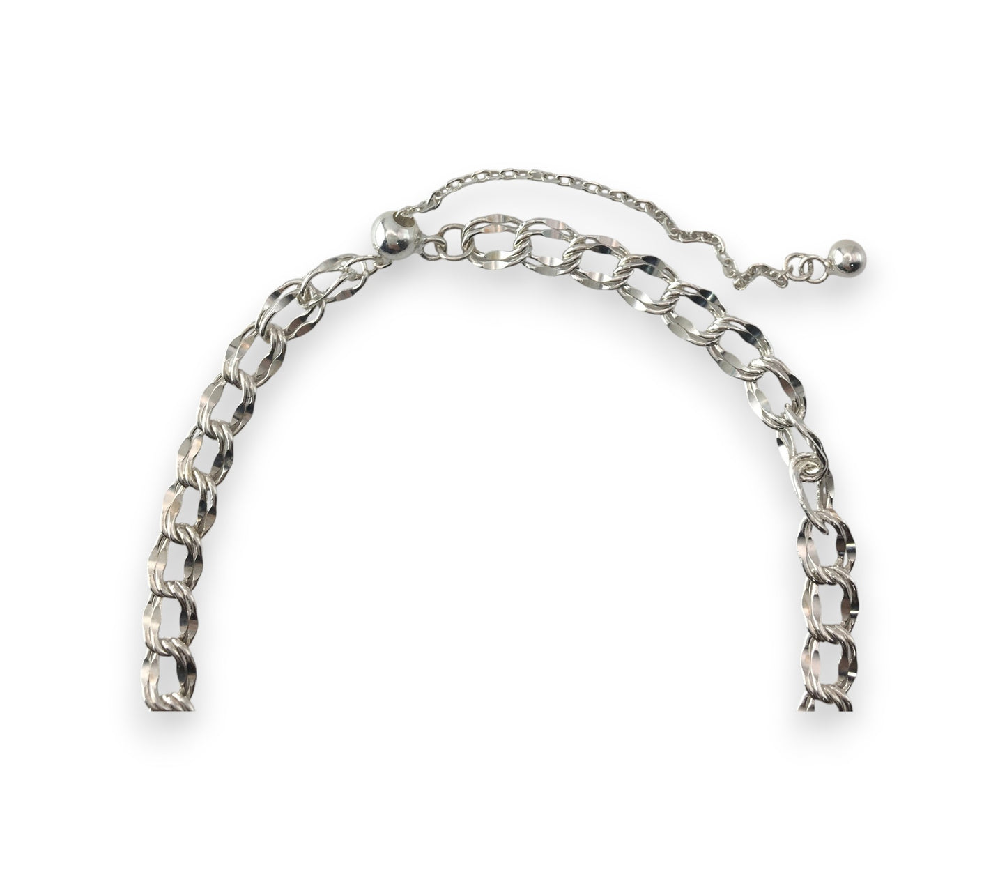 Sterling Silver Twist Chain Design Bracelets