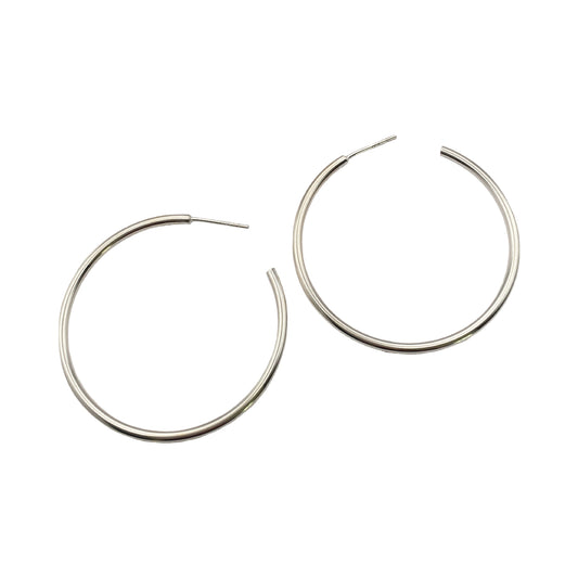 Sterling Silver Classic Hoop Earrings