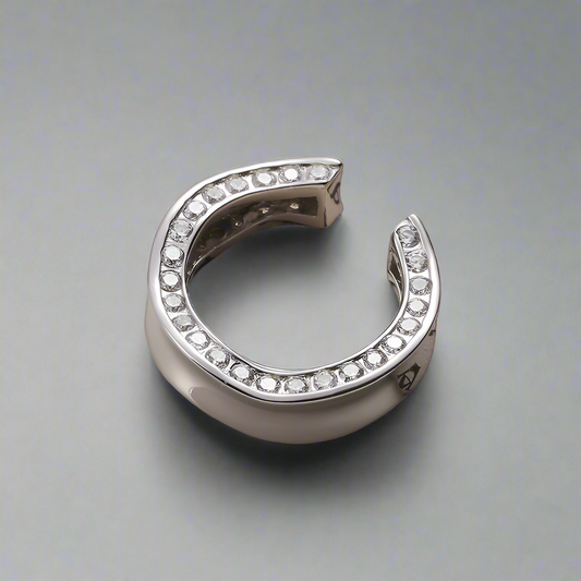 Sterling Sliver Wave Adjustable Ring