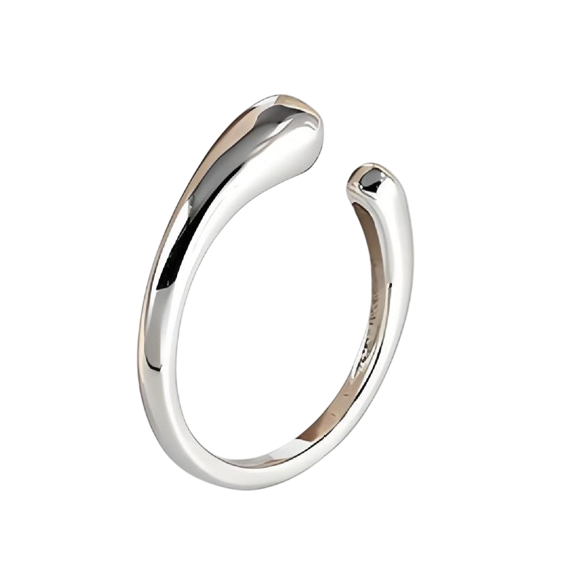 Sterling Sliver Hug Adjustable Ring