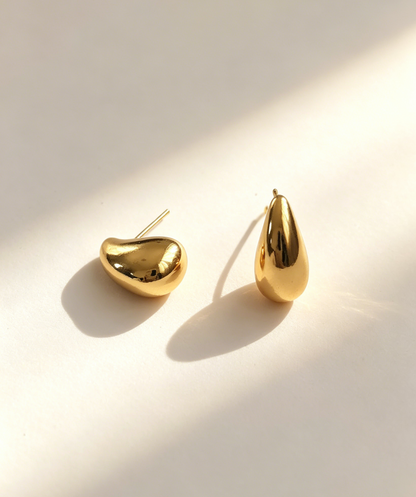 Waterdrop-Shaped  Waterproof Stud Earrings