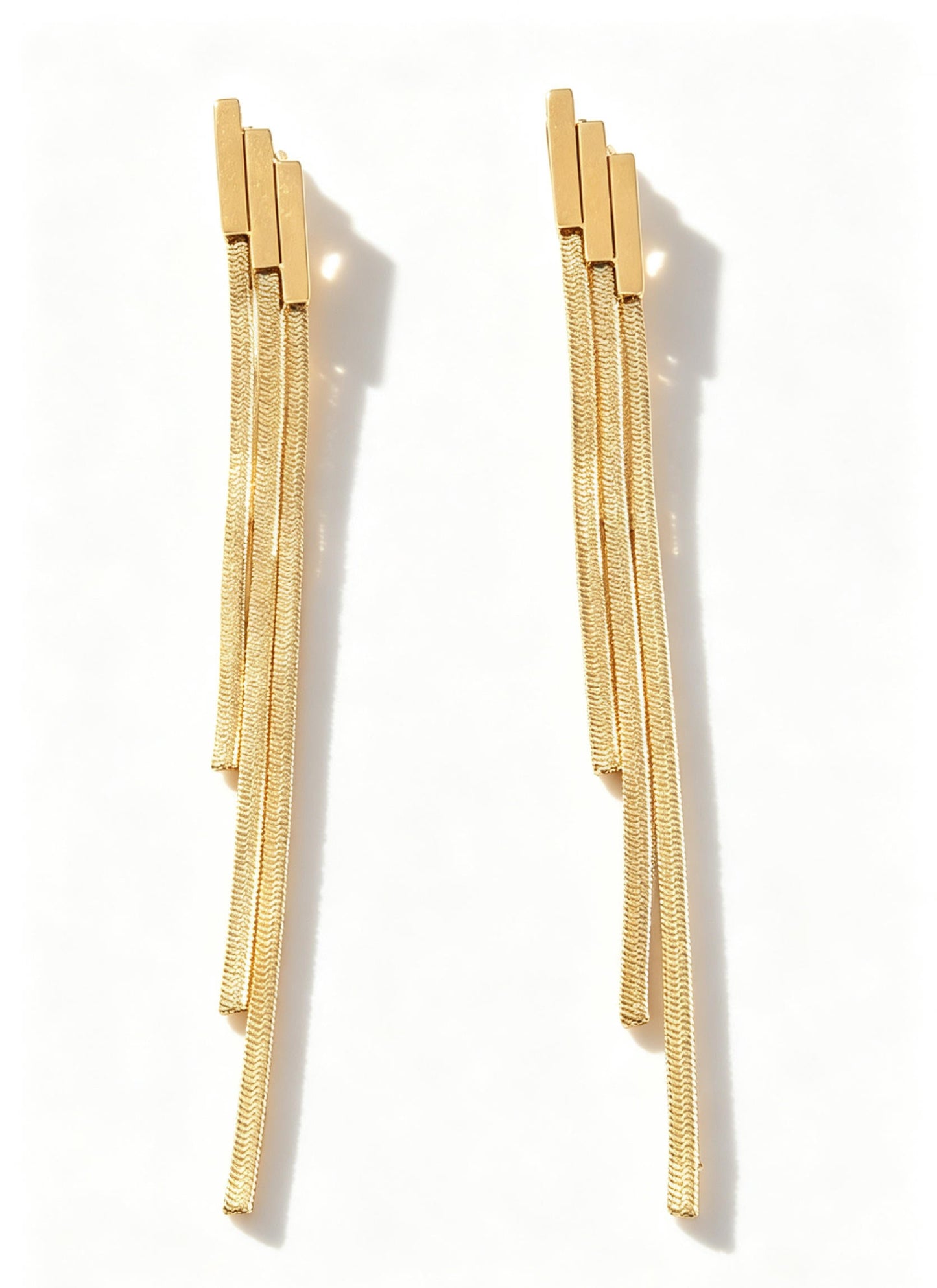Lrregular Long Tassel Waterproof Earrings