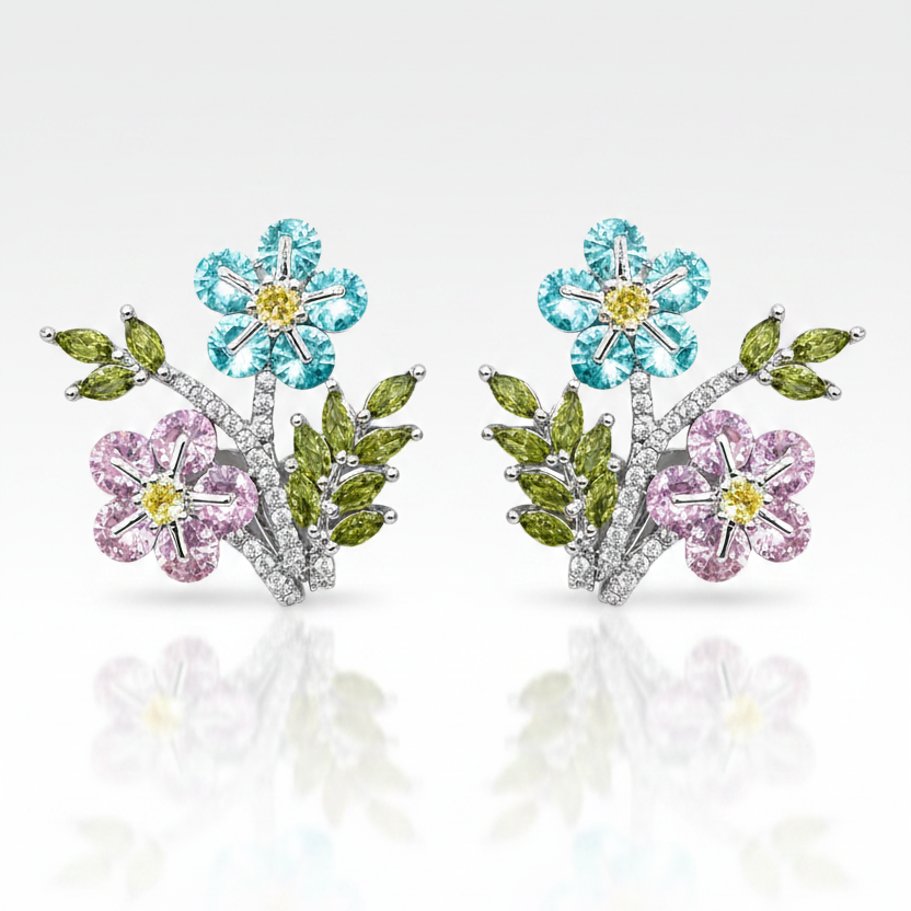 Hand Craft Fiorellini Colorati earrings