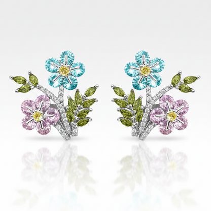 Hand Craft Fiorellini Colorati earrings
