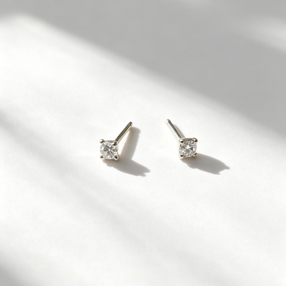 Sterling Silver Zircon Earrings