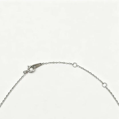 Sterling Silver SunFlower Cubic Zirconia Necklace