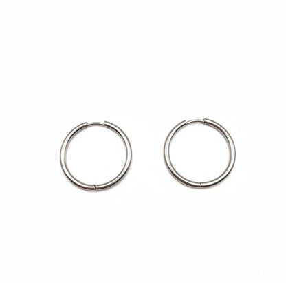 Simple Basic Round Waterproof Earrings