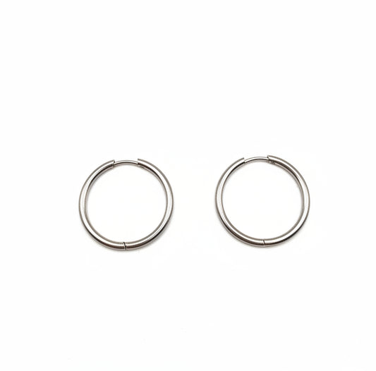Simple Basic Round Waterproof Earrings