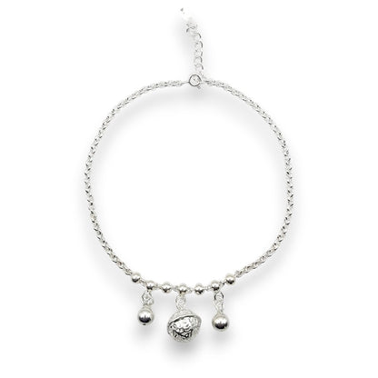 Sterling Silver Bell Balls Bracelets